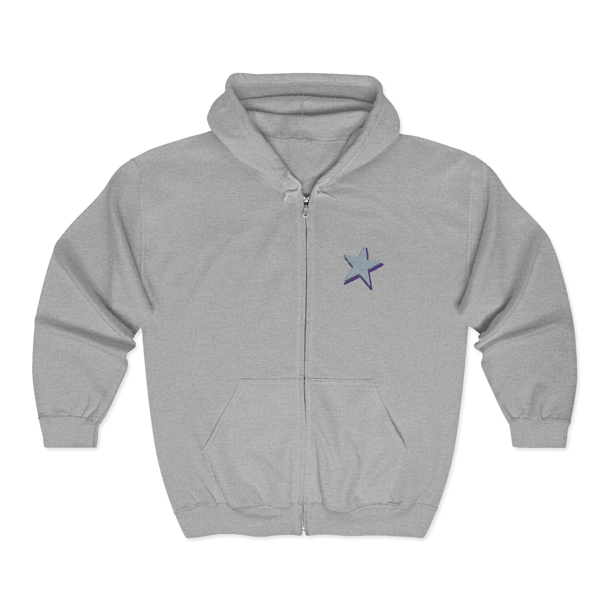 Starry Sweatshirt Zip Up