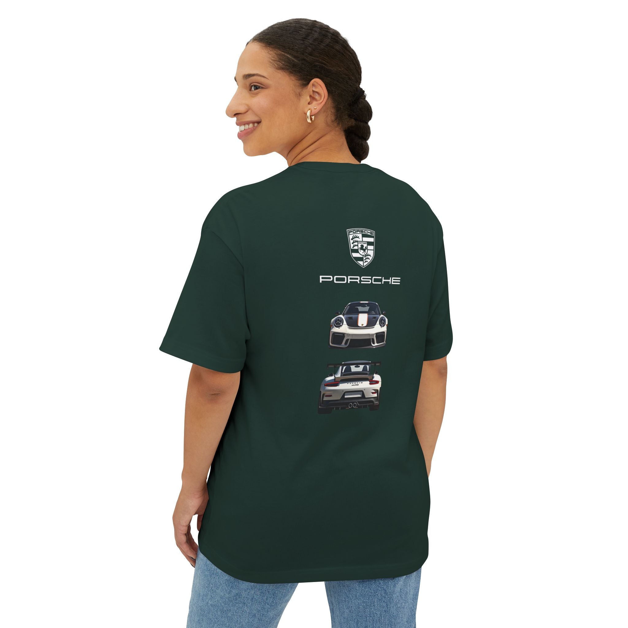 Retro Car Enthusiast Unisex Oversized Tee