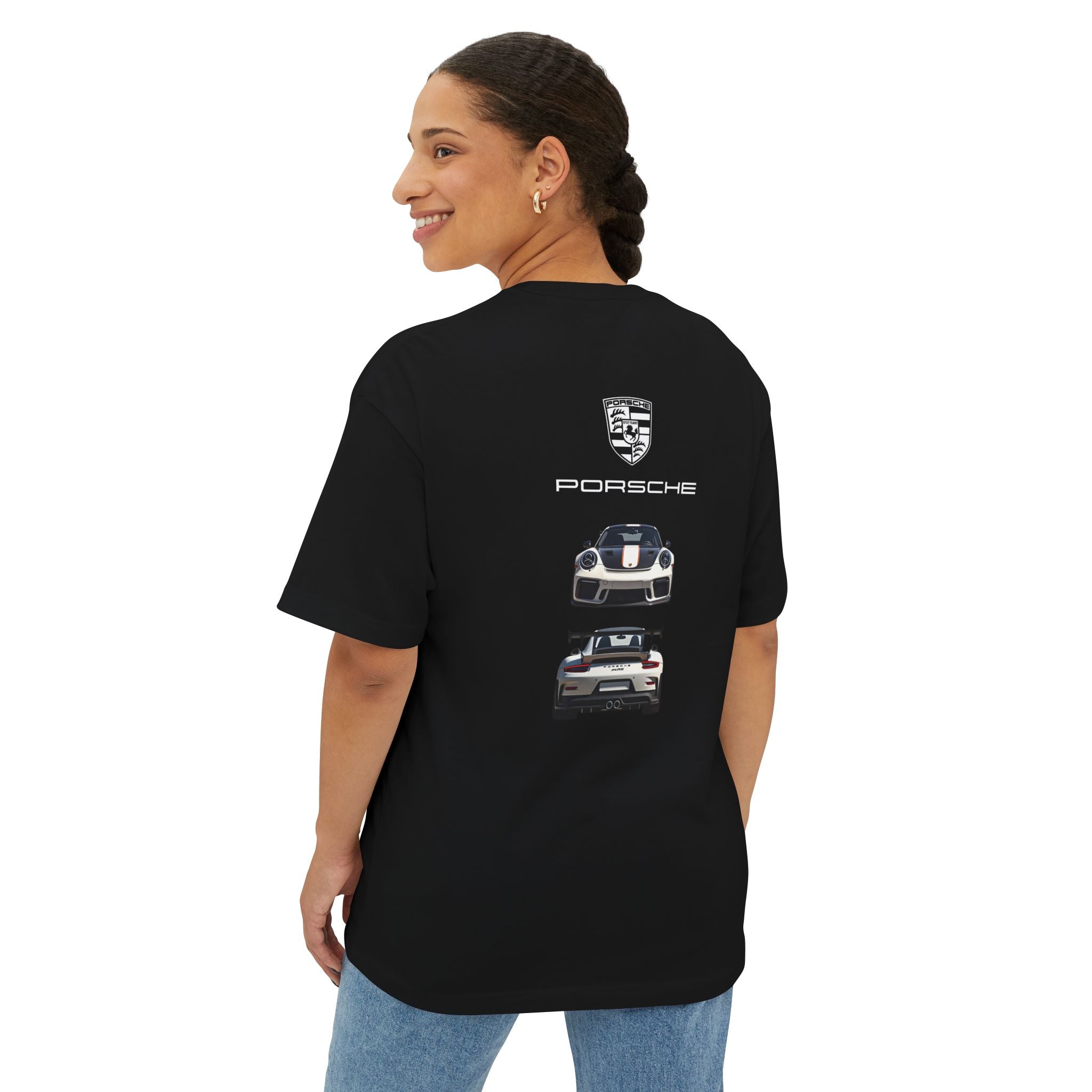 Retro Car Enthusiast Unisex Oversized Tee