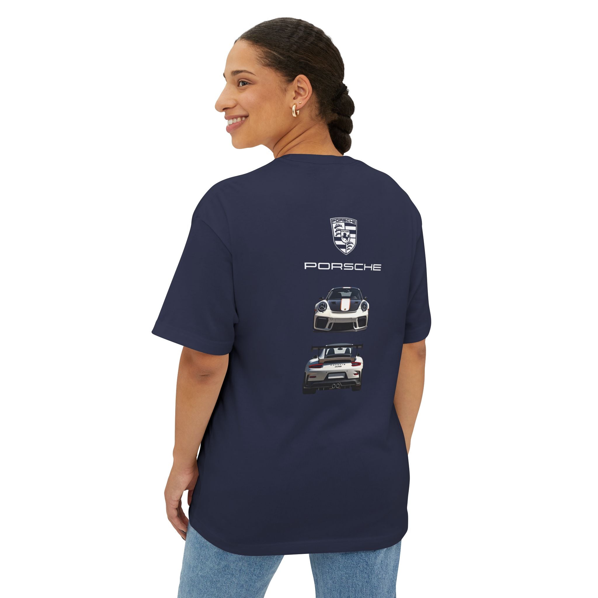Retro Car Enthusiast Unisex Oversized Tee