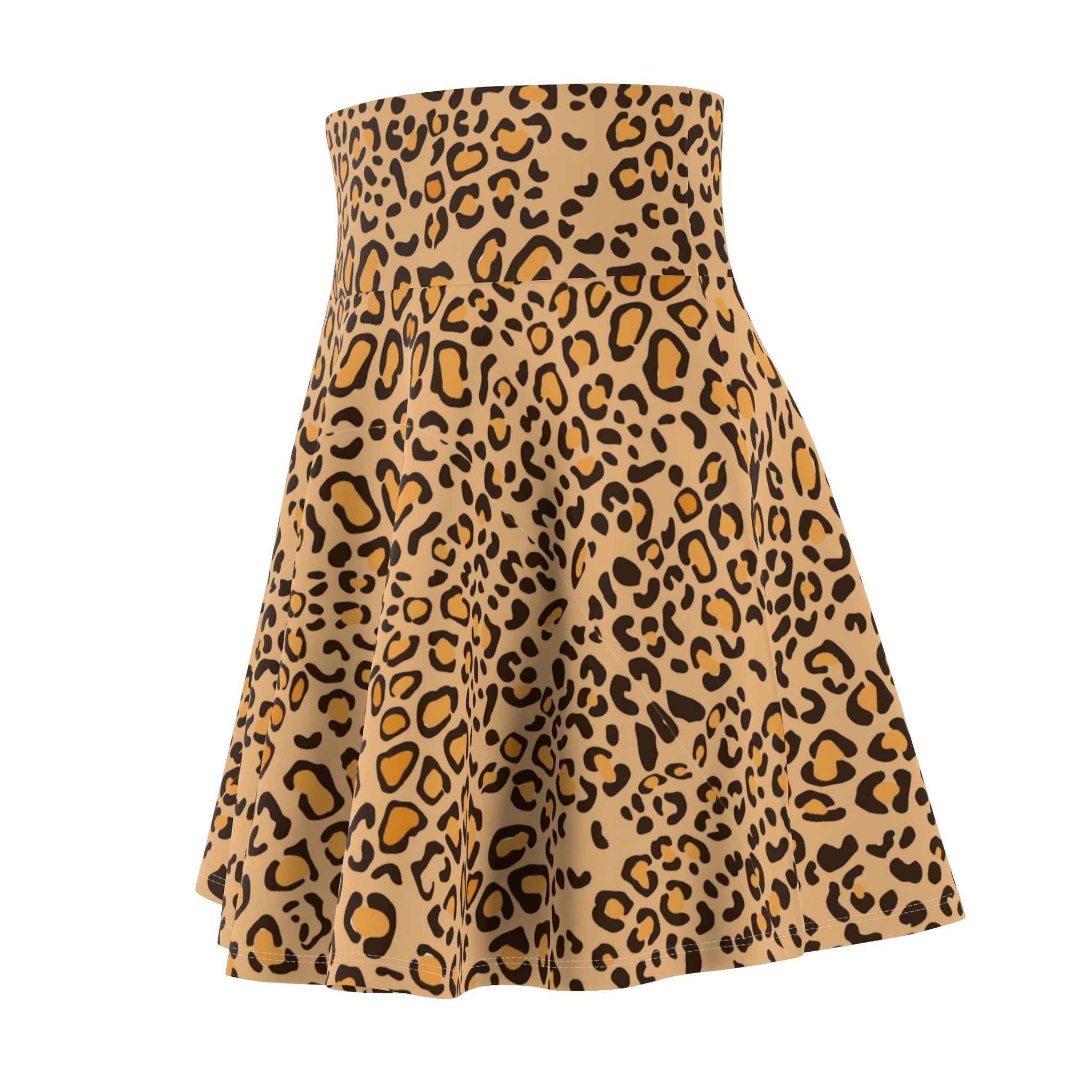 Cheetah Print Skater Skirt
